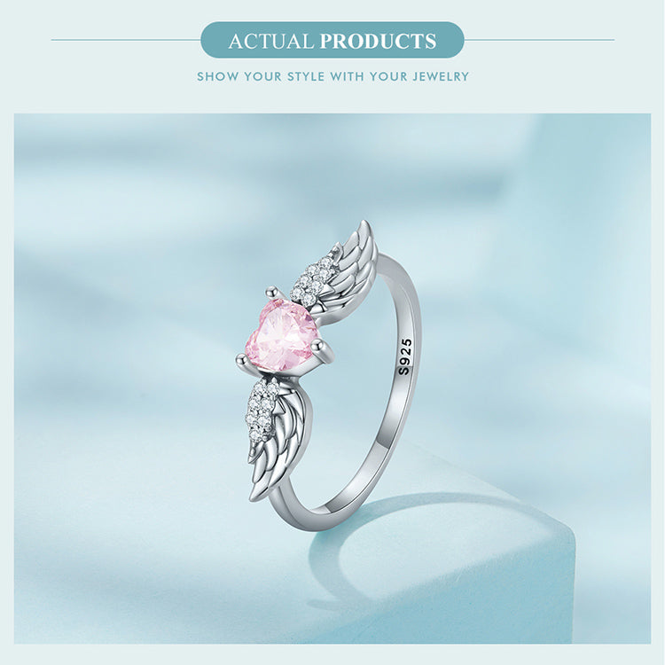 Anello "Pink Angel Heart"