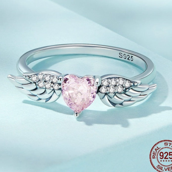 Anello "Pink Angel Heart"